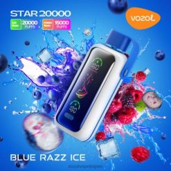 VOZOL Belgie - VOZOL STAR 20000 blauw razz-ijs NFHBL399