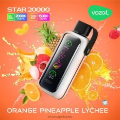 VOZOL Belgie - VOZOL STAR 20000 oranje ananaslychee NFHBL410